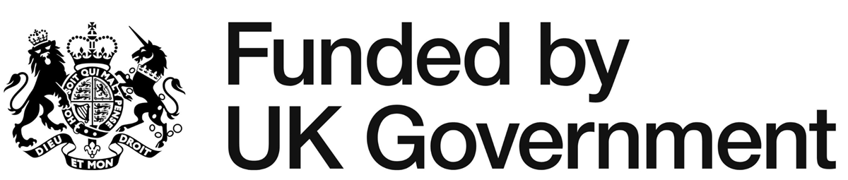 .Funded by UK Government logo